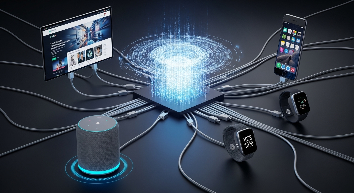 Repositório de conteúdo a distribuir informação para múltiplos canais.